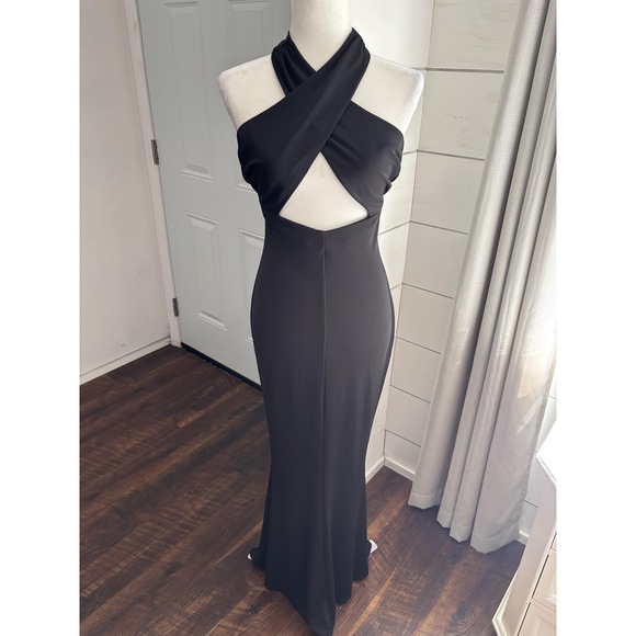 Michael Costello x Revolve Dresses & Skirts - Michael Costello x Revolve Dress Womens Small Halter Maxi Cutout Evening Gown